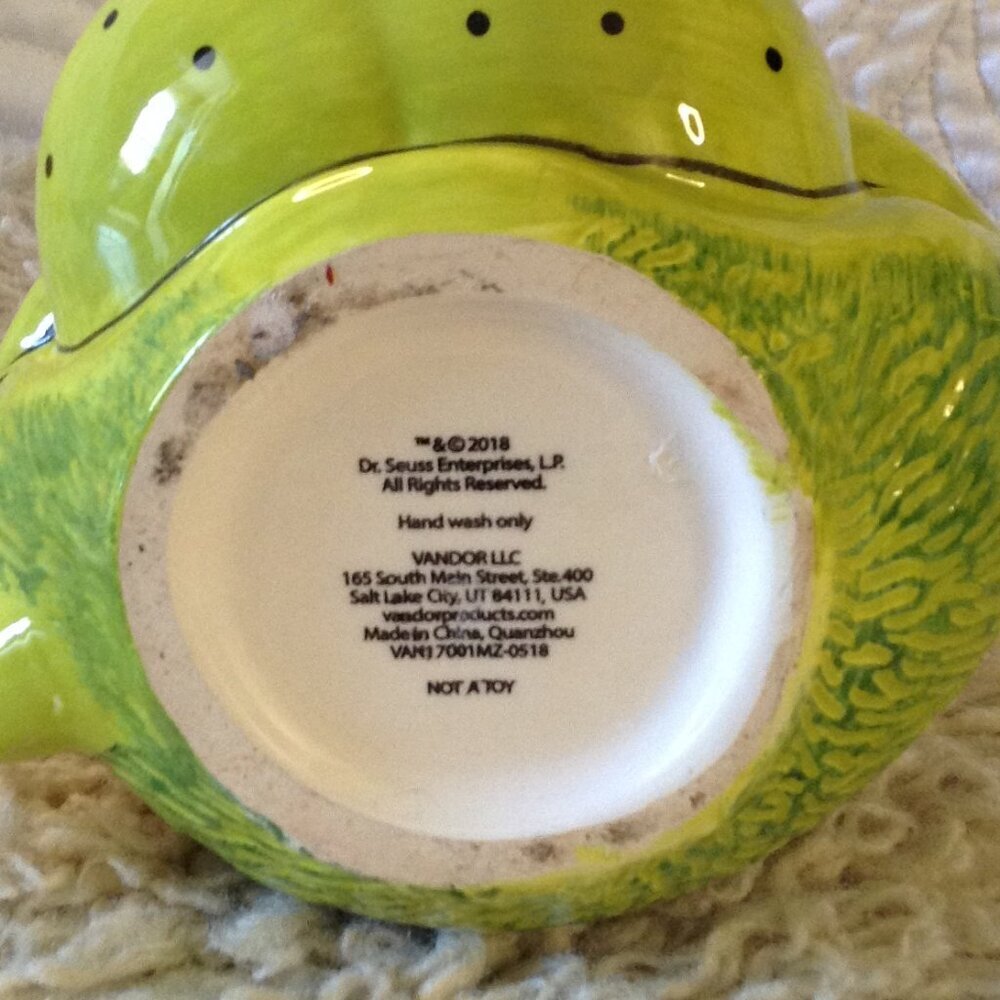 2018 Grinch Mug Vandor LLC Look at that smug his face Christmas Cindy Lou Who - Picture 5 of 6